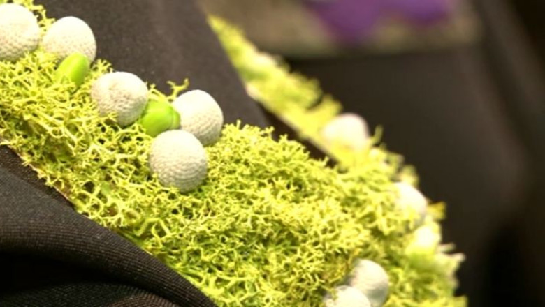 Tendinte in materie de bijuterii: inele si cercei din licheni si muschi de padure Imagine