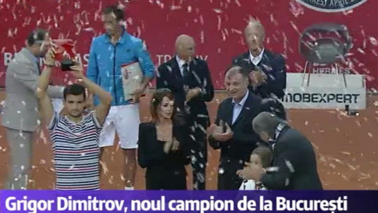 TENIS. Bulgarul Grigor Dimitrov, noul campion de la Bucuresti Imagine
