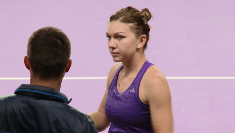 TENIS. Simona Halep se antreneaza la Galati Imagine