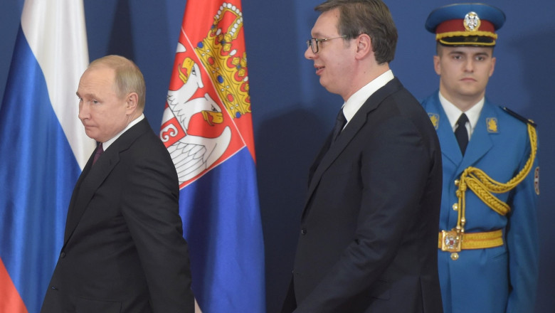 Tensiuni fara precedent intre Serbia si Rusia. Spionajul rusesc acuza Belgradul ca livreaza arme Ucrainei Imagine