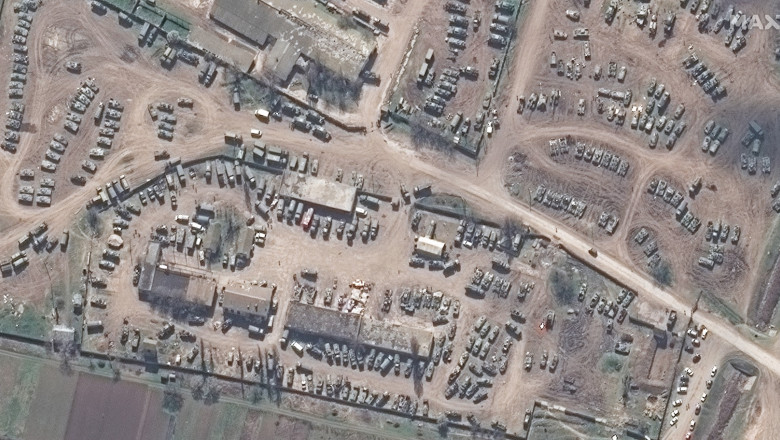 Teritoriile ocupate de Rusia in Ucraina sunt transformate in baze militare gigantice. „Terenuri de pregatire pentru viitoarea invazie” Imagine