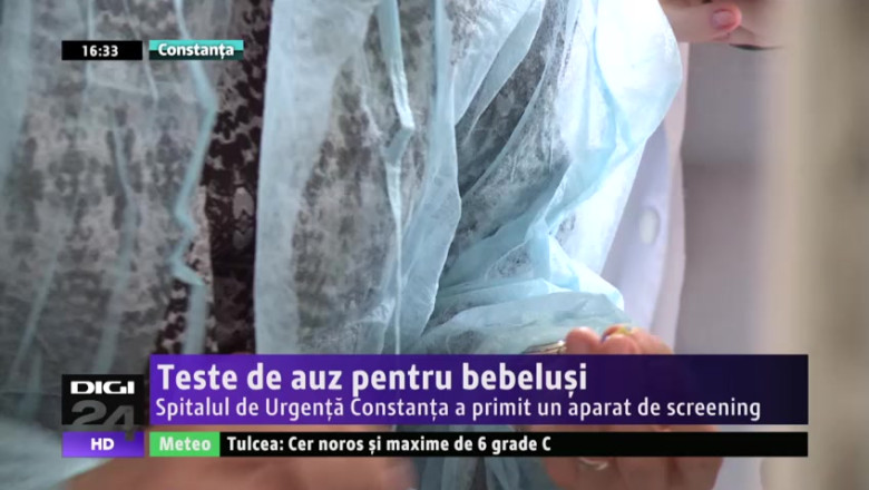 Teste de auz pentru bebelusi. Spitalul de Urgenta a primit un aparat de screening Imagine