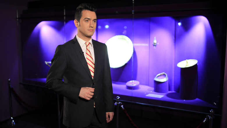 Tezaurul Romaniei, la „Digimatinal”. Catalin Petre a intrat in zonele de maxima siguranta ale muzeelor Imagine