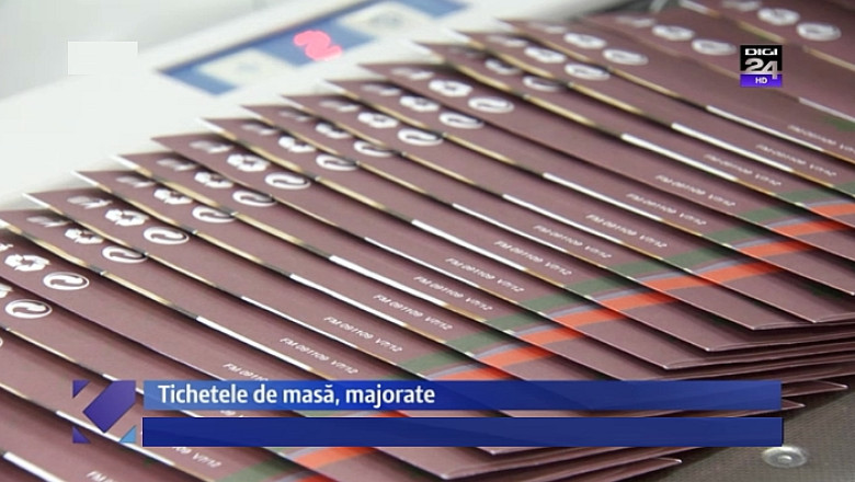 Tichetele de masa, mai valoroase cu 35 de bani. Tichetele de cresa cresc la 420 de lei Imagine