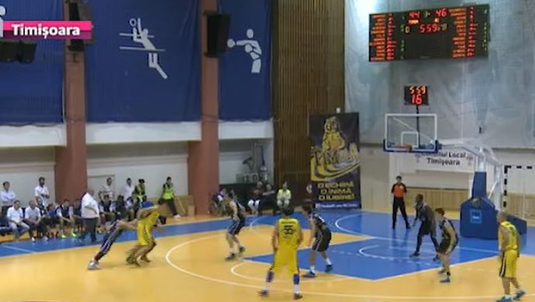 Timba - BC Timisoara 70-82, in a doua etapa a Ligii Nationale de baschet masculin Imagine
