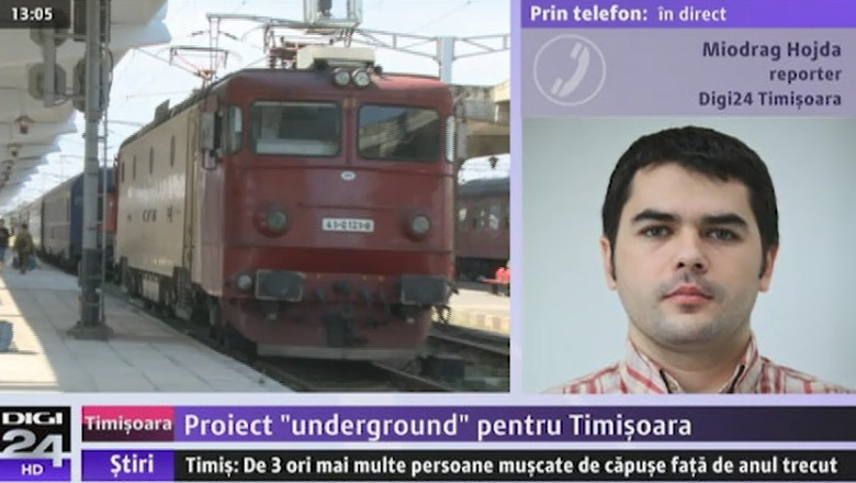 Timisoara: calea ferata se muta in subteran Imagine