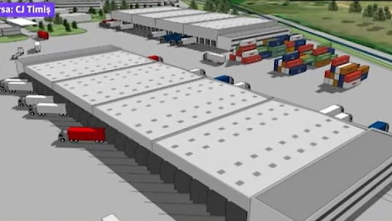 Timisoara, cel mai important nod logistic din zona: mii de tone de marfa din intreaga Europa vor fi aduse aici Imagine