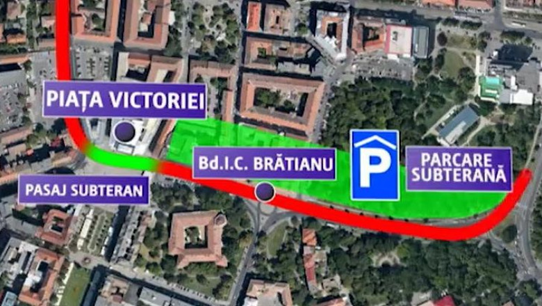 Timisoara: demersuri pentru subpasajul din Piata Victoriei Imagine