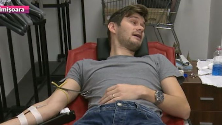 Timisoara: donare de sange corporatist. Un punct mobil de recoltare, amplasat intr-un centru de afaceri Imagine