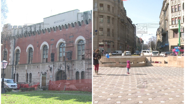Timisoara: monumente puse in pericol, spun specialistii, de pasajul subteran din Piata Victoriei. Primarul sustine insa altceva Imagine