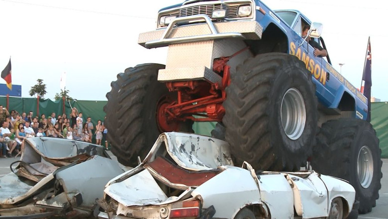 Timisoara: spectacol total cu masini gigant Imagine