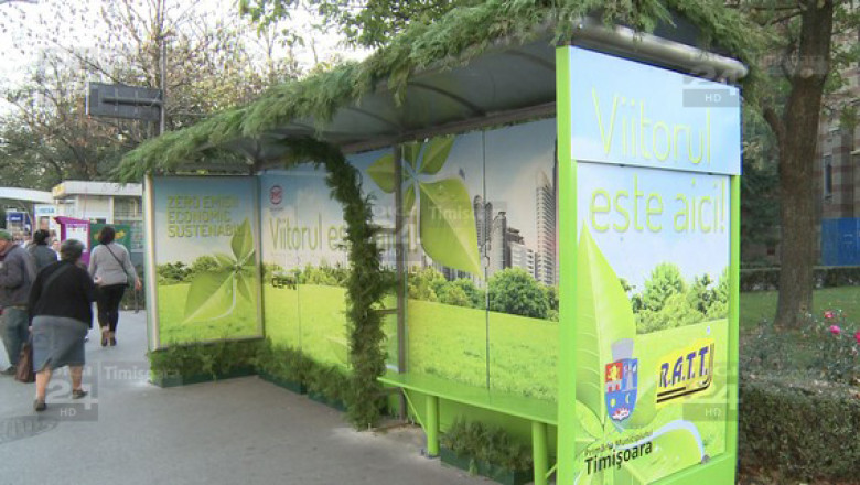 Timisoara: statie eco pentru primul autobuz electric. E cea mai tare, spun timisorenii Imagine