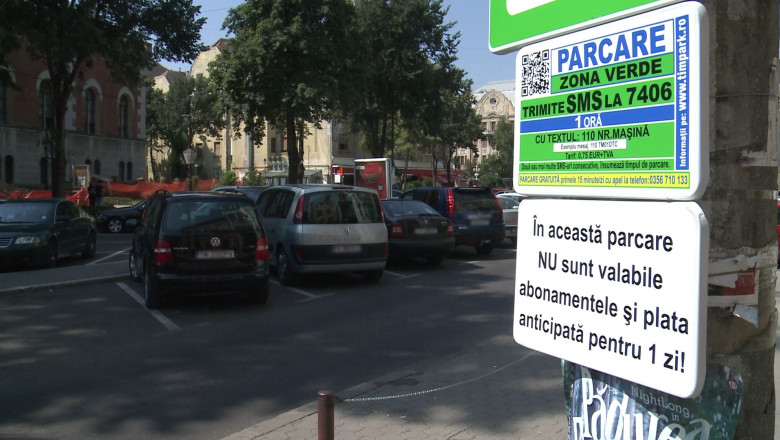 Timisoara: tarif dublat in fostele parcari cu bariera din centrul orasului Imagine