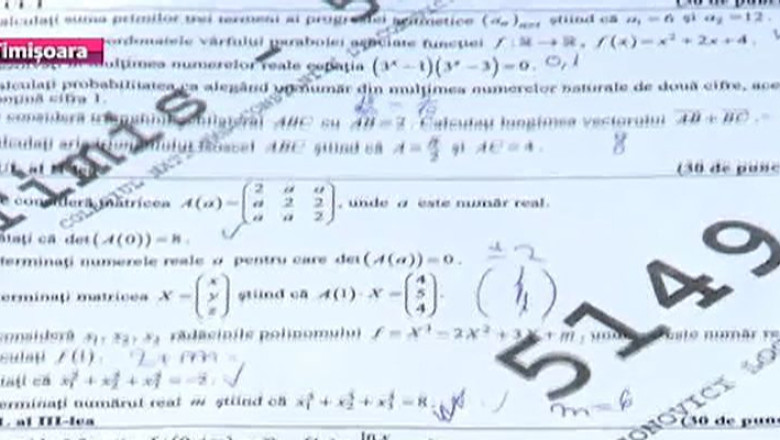 Toamna se numara elevii fara diploma de Bacalaureat. In Timis, peste 1800 de candidati s-au inscris la sesiunea de toamna a examenului Imagine