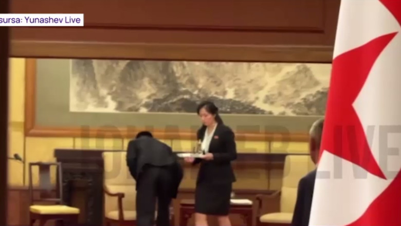 Toate obiectele atinse de Kim Jong-un in China, curatate imediat dupa folosire de echipa de securitate Imagine