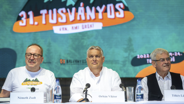 Tokes catre Viktor Orban, la Baile Tusnad: „Il rugam pe domnul prim-ministru sa sustina eforturile de autonomie a tinutului Secuiesc” Imagine