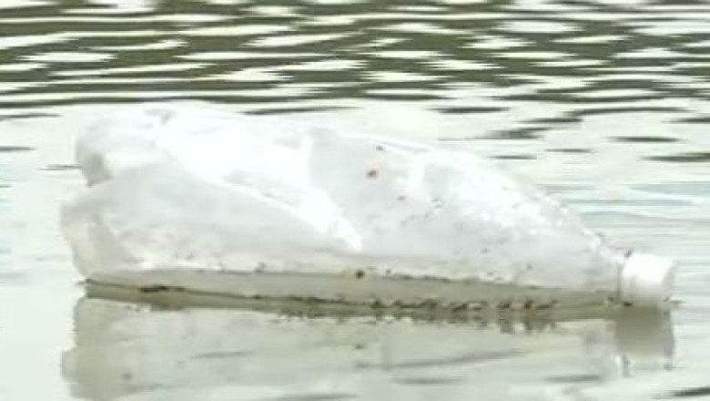 Tone de deseuri acopera Dunarea la Orsova Imagine