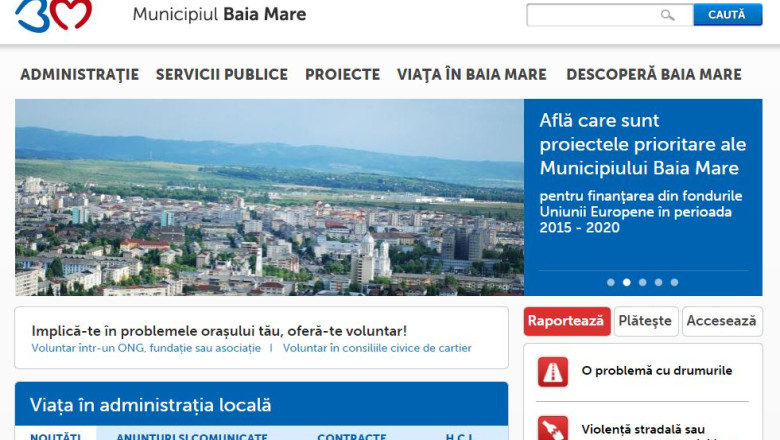 Topul celor mai bune site-uri ale primariilor din tara Imagine