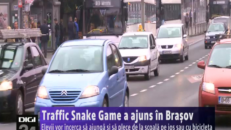 Traffic Snake Game a ajuns in Brasov Imagine