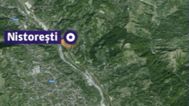 Trafic blocat pe DN1 in zona localitatii Nistoresti Imagine