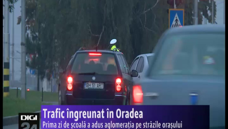 Trafic ingreunat in Oradea in prima zi de scoala Imagine