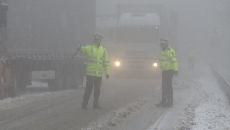 Trafic ingreunat pe E85 din cauza unui accident rutier Imagine