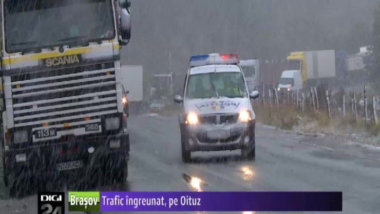 Trafic ingreunat, pe Oituz Imagine