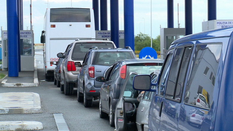 Trafic intens pe podul Calafat-Vidin Imagine