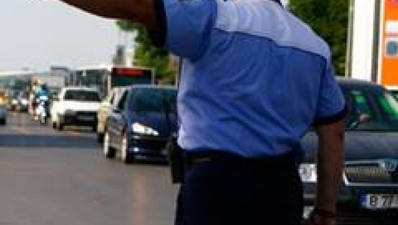 Trafic restrictionat in oras Imagine