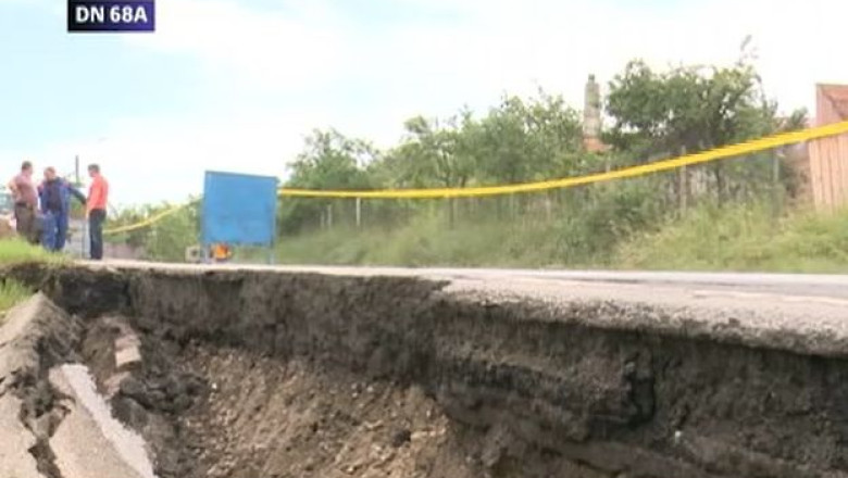 Trafic restrictionat pe DN 68A Lugoj - Deva Imagine