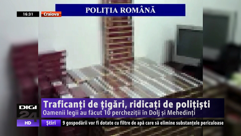 Traficanti de tigari, ridicati de politisti. Oamenii legii au facut 10 perchezitii in Dolj si Mehedinti Imagine