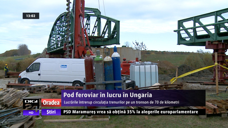 Traficul feroviar intre Oradea si Budapesta, intrerupt din cauza unor lucrari in Ungaria Imagine