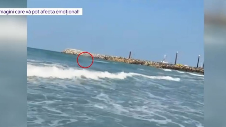 Tragedie evitata la limita. Cum a fost salvata de la moarte tanara abandonata de iubit in mijlocul valurilor, la Costinesti Imagine