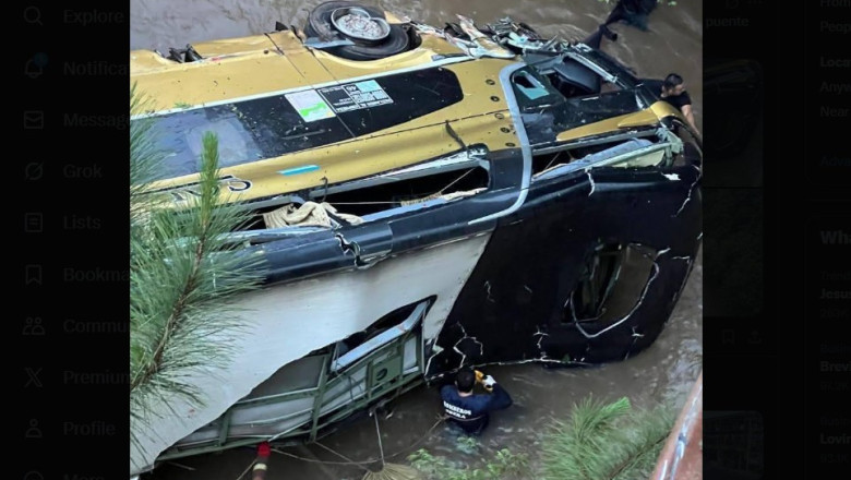Tragedie in Argentina: cel putin noua oameni au murit dupa ce autocarul in care se aflau a cazut de pe un pod Imagine