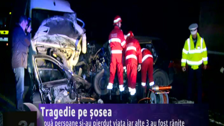 Tragedie pe sosea. Doua persoane si-au pierdut viata, iar alte trei au fost ranite   Imagine