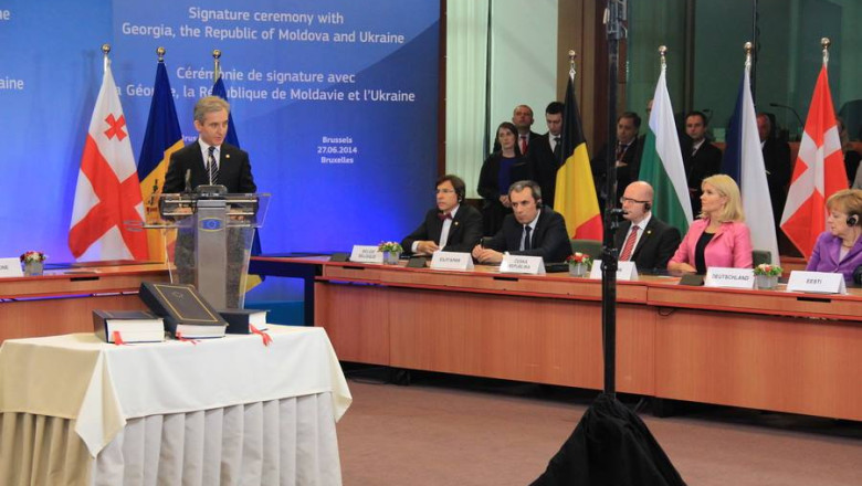 Traian Basescu, impresionat ca la Bruxelles Iurie Leanca a vorbit si in limba romana Imagine