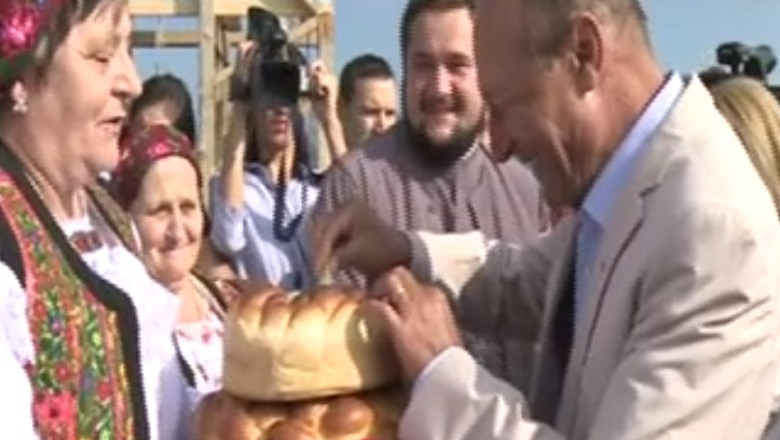 Traian Basescu si-a scurtat vizita in Maramures Imagine