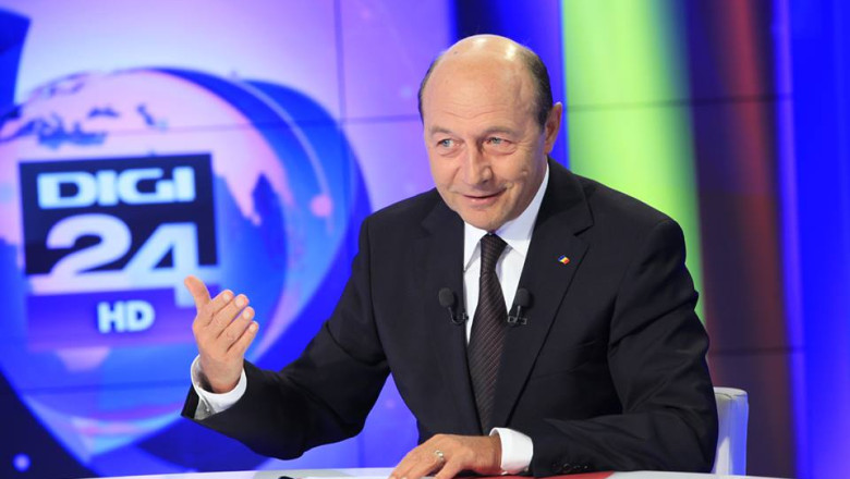 Traian Basescu vine astazi la Digi24 Imagine