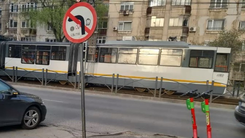 Tramvaie blocate in Capitala. Linia 41, afectata de o cadere de tensiune Imagine