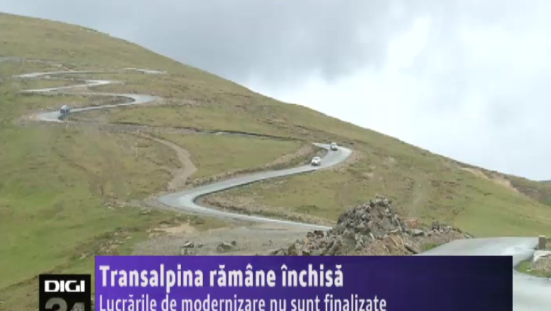 Transalpina ramane inchisa. Lucrarile de modernizare nu sunt finalizate Imagine