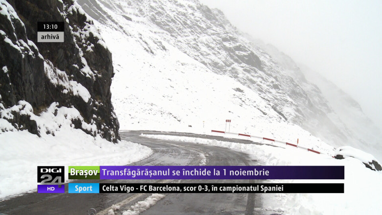 Transfagarasanul se inchide la 1 noiembrie Imagine
