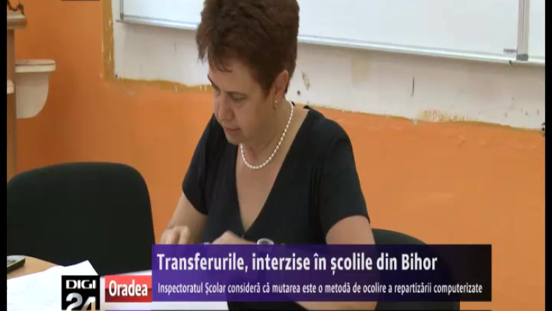 Transferurile, pe cale sa fie interzise in scolile din Bihor Imagine