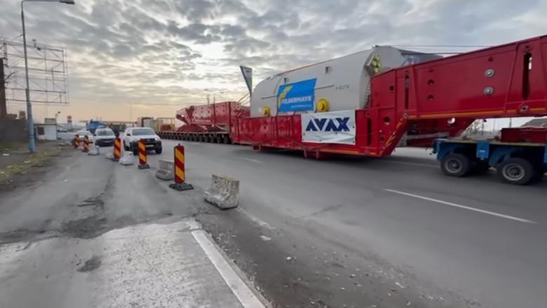 Transportul agabaritic record a ajuns la Termocentrala Mintia. Polița de asigurare a fost de aproape 60 de milioane de euro Imagine