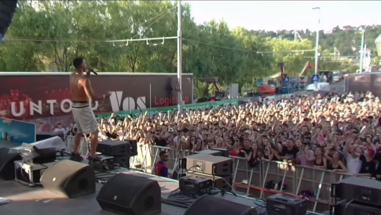 Trapperul Gheboasa a fost amendat de Jandarmerie dupa concertul controversat de la Untold. A fost sesizat si CNCD Imagine