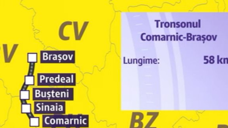 Traseu modificat pentru autostrada. Tronsonul Comarnic-Brasov va avea tunel la Sinaia, Busteni si Predeal Imagine