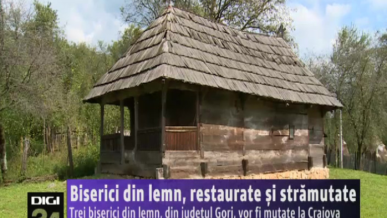 Trei biserici din lemn din judetul Gorj, mutate la Craiova Imagine
