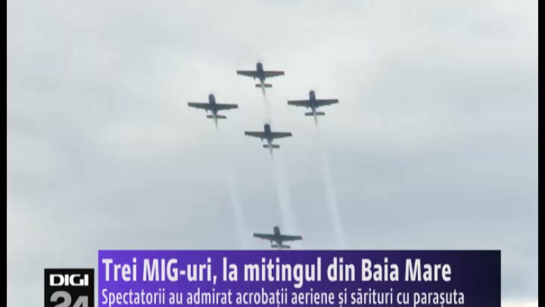 Trei MIG-uri, la mitingul din Baia Mare Imagine