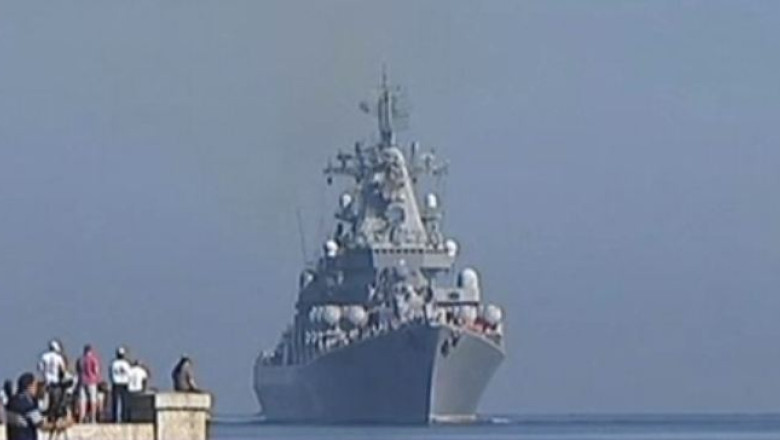 Trei nave de razboi rusesti au ancorat in portul din Havana Imagine