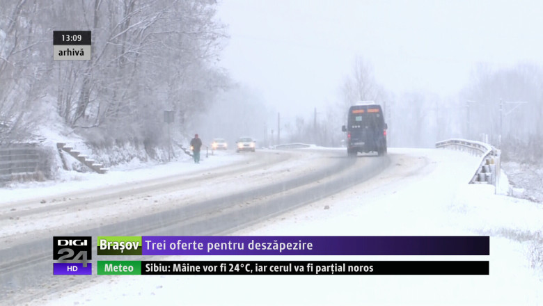 Trei oferte pentru deszapezire pentru judetul Brasov Imagine