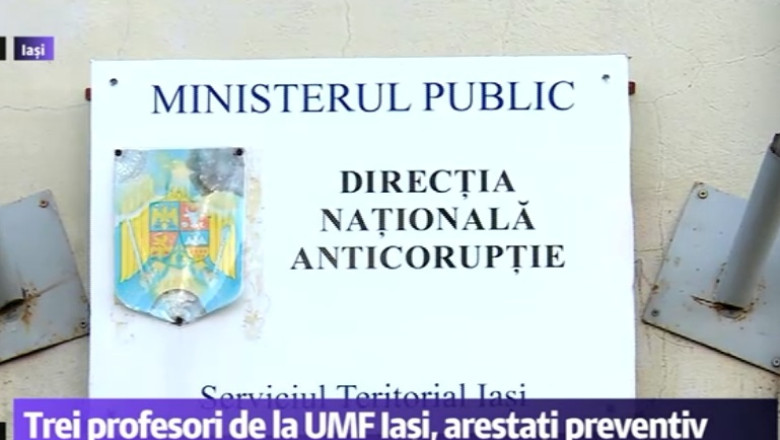 Trei profesori de la UMF Iasi, medici foarte cunoscuti, au fost arestati Imagine